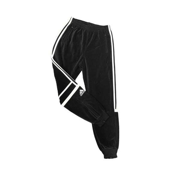 Adidas Essentials 3S Challenger Hose (schwarz/weiß)