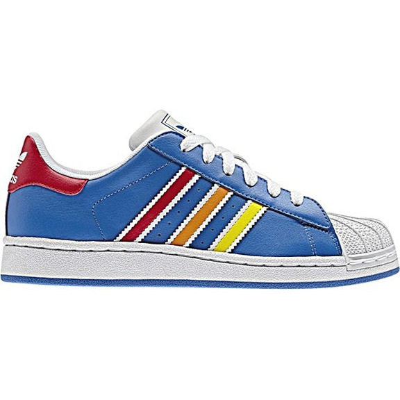 Adidas Superstar (36-40/azul/white/red)