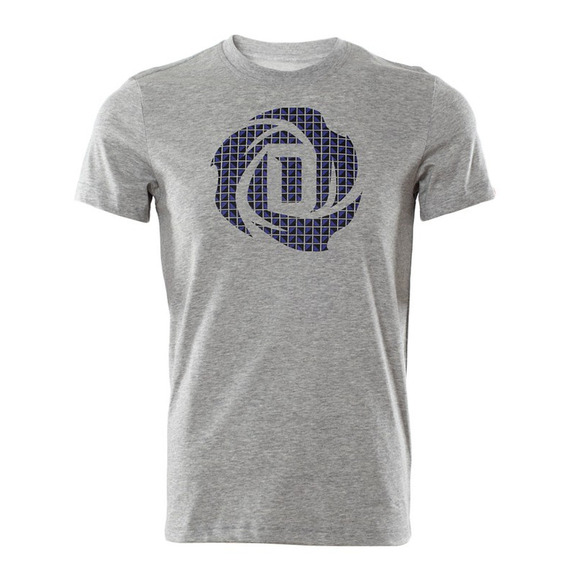 Adidas T-Shirt D-Rose Logo (gris/azul)