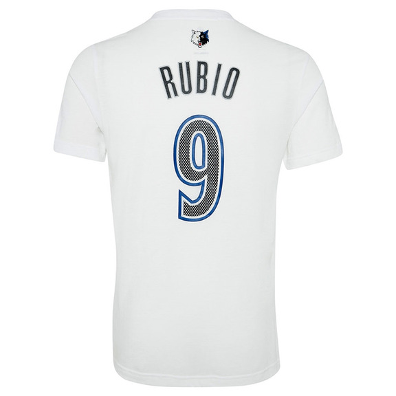Adidas Camiseta Niño NBA Spielzeit Rubio No 9 (weiß)