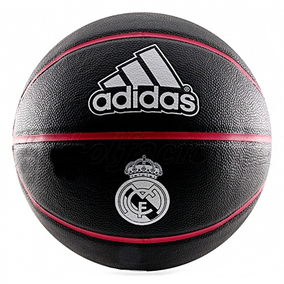 Adidas Balón Real Madrid 3S (schwarz/fuxia)