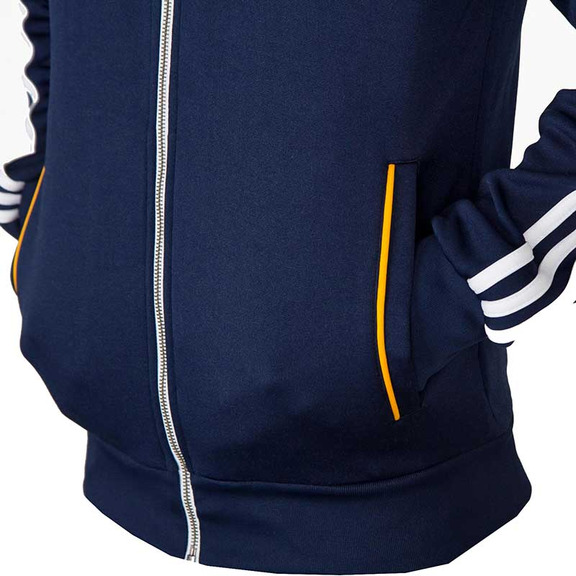 Adidas Original Superstar Track Topjacke (marine/tür/weiß)