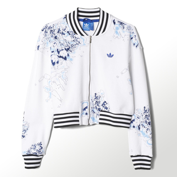 Original Adidas London Printed Jacket (weiß/blau/schwarz)