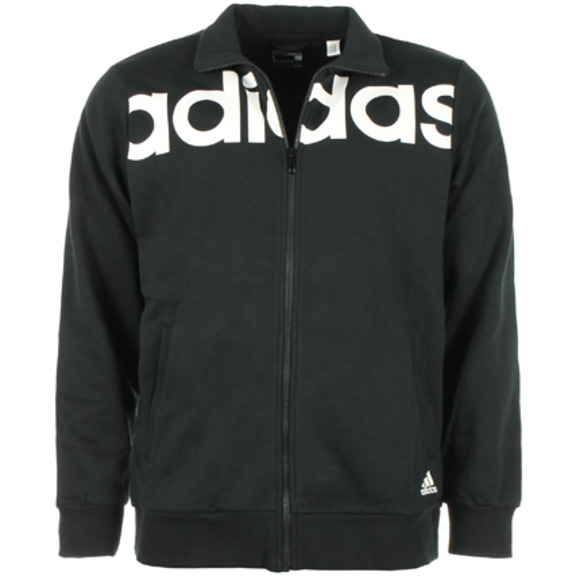 Adidas Male Sport Liner Track Top FZ (schwarz/weiß)