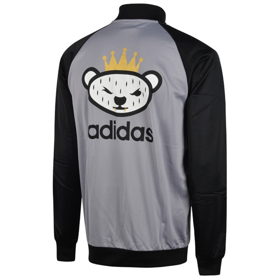 Original Adidas Jacke Superstar 25 Bear TT von Nigo (gris/schwarz/schwarz)