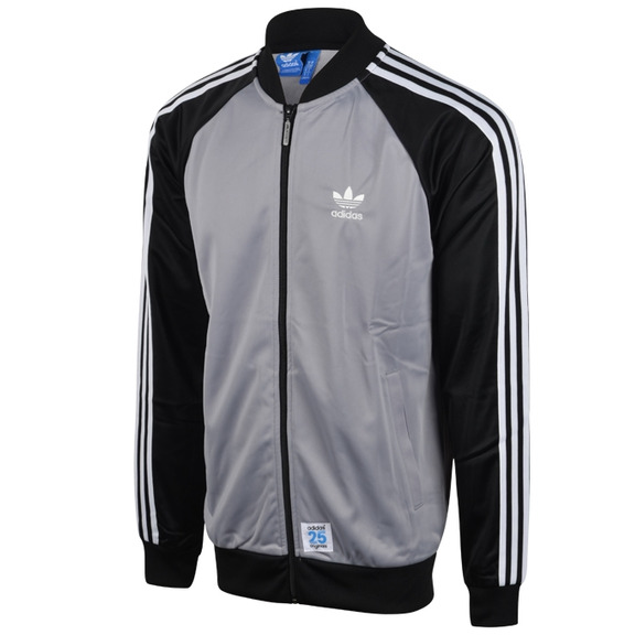 Original Adidas Jacke Superstar 25 Bear TT von Nigo (gris/schwarz/schwarz)