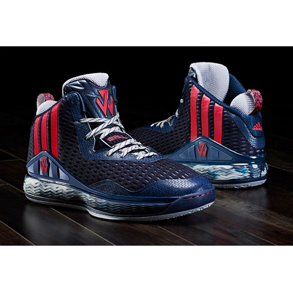Adidas John Wall 1 "DC Blue" (Marino/rojo/gris)