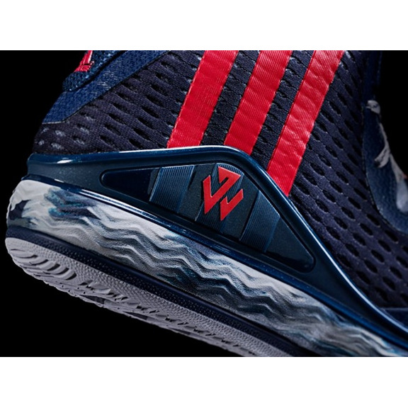 Adidas John Wall 1 "DC Blue" (Marino/rojo/gris)