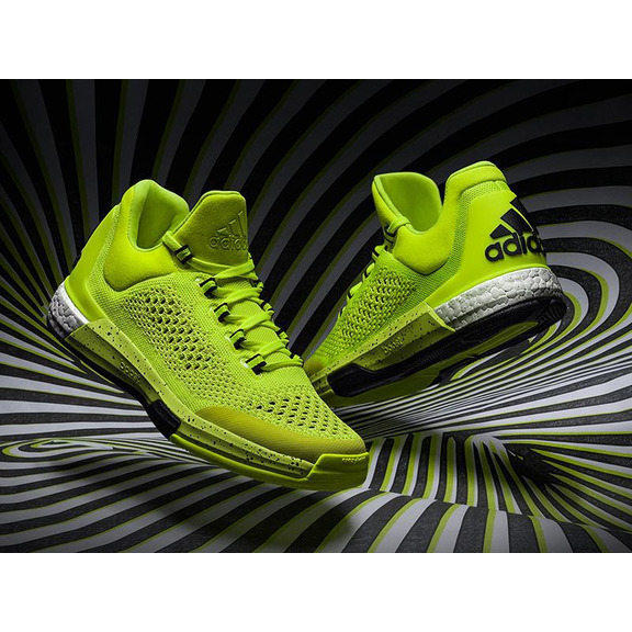 Adidas Crazy Light Boost 2015 Primeknit Low "Jeff Teague Volt" (volt/blanco/negro)