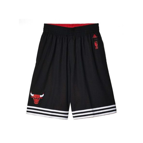 Adidas NBA Short Niño Chicago Bulls Winter Hoops (negro/rojo)
