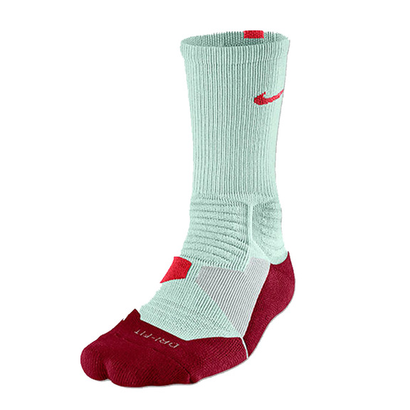 Calcetines Nike Hyper Elite Basket Crew (366/mentaclaro/rojo)