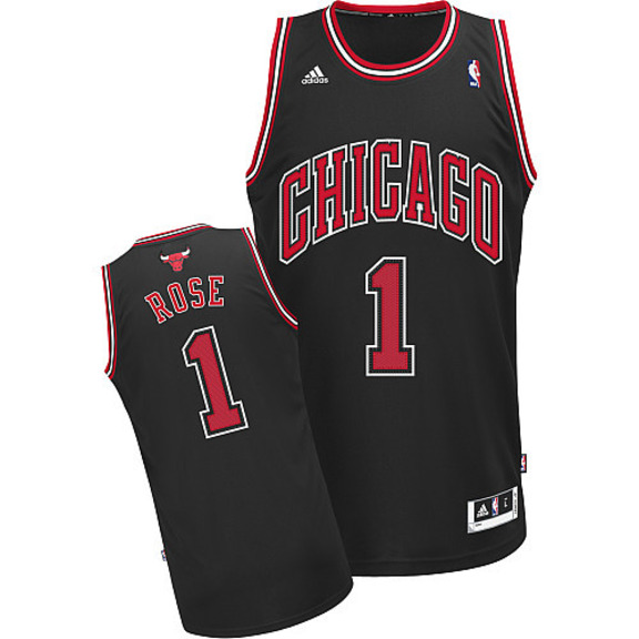 Adidas Camiseta Réplica Rose Bulls (schwarz/rot/weiß)