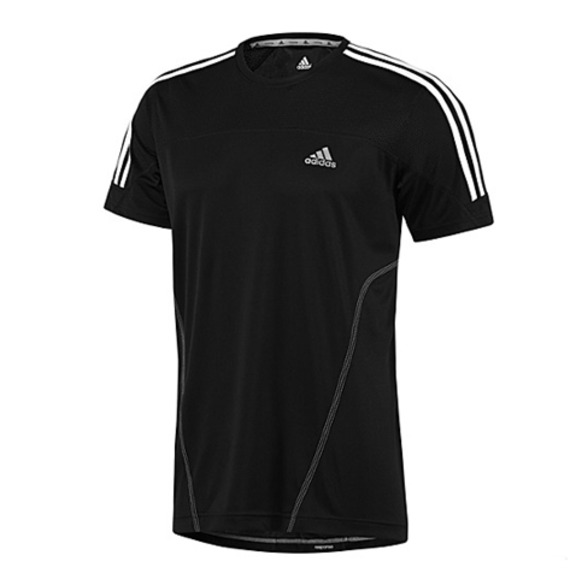 Adidas Camiseta Response 3-Streifen Tee (negro)