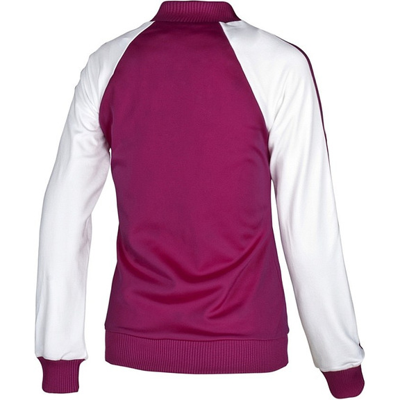 Adidas Supergirls Herz Track Top (burdeos/blanco)