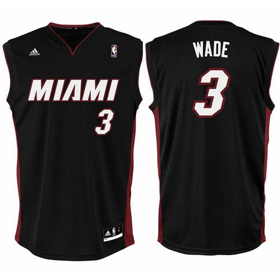 Adidas Camiseta Replica Wade Miami (negro)