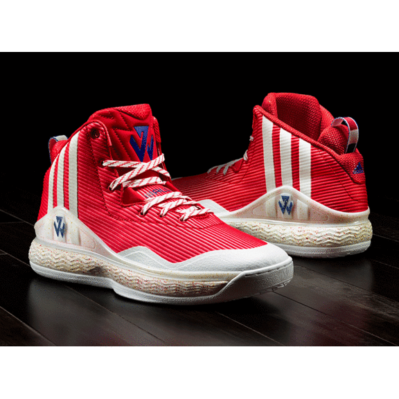 Adidas John Wall 1 "Alternate Away Álex Abrines" (Scarlet/blanco/azul)