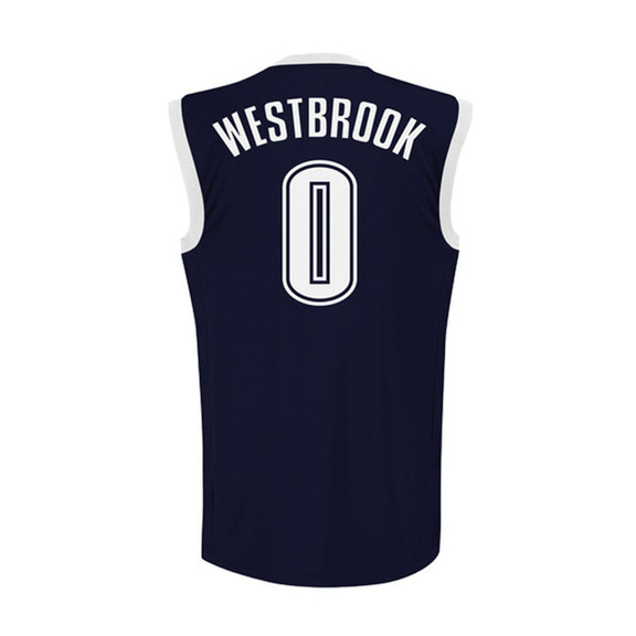 Camiseta NBA Réplica Westbrook #0# Oklahoma (navy/white)