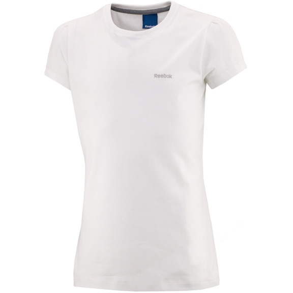 Reebok T-Shirt Girl Core Logo (blanco/gris)