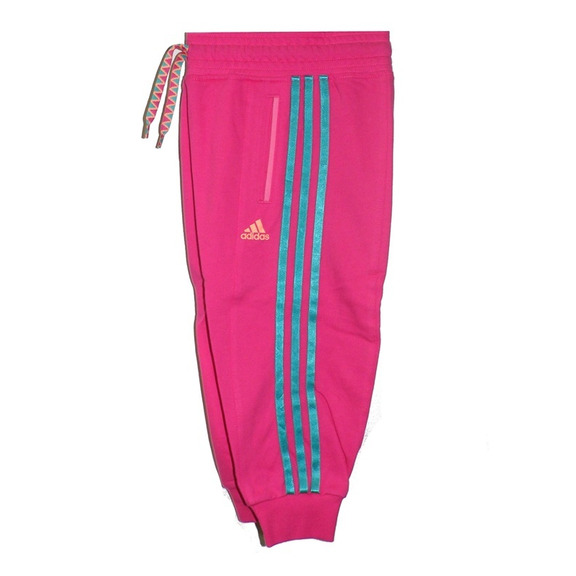 Adidas Pantalón 3/4 Und Mädchen erfunden (rosaintens/turqueza)