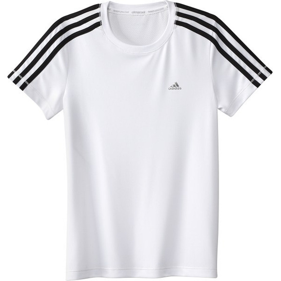 Adidas Junge Mädchen ClimaCool Tee (blanco)