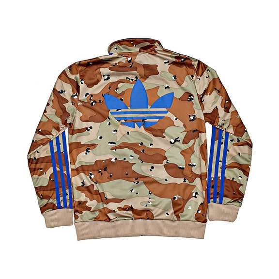 Adidas Junior Firebird Style TT Jacke (camo-military/azul)