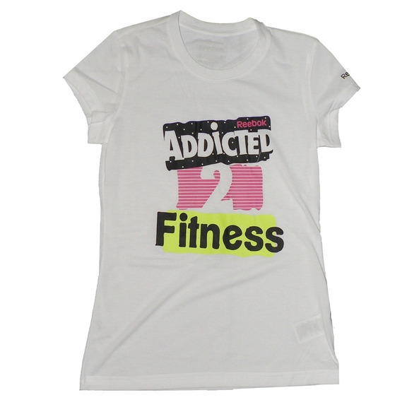 Reebok Camiseta Mujer Fitness 4 Leben (Blanco)