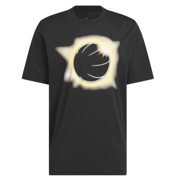 Adidas Basketball Novelty Eclipsed Graphic Tee "Black"