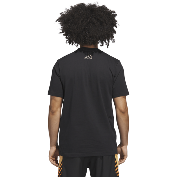 Adidas Basketball Novelty Eclipsed Graphic Tee "Black"