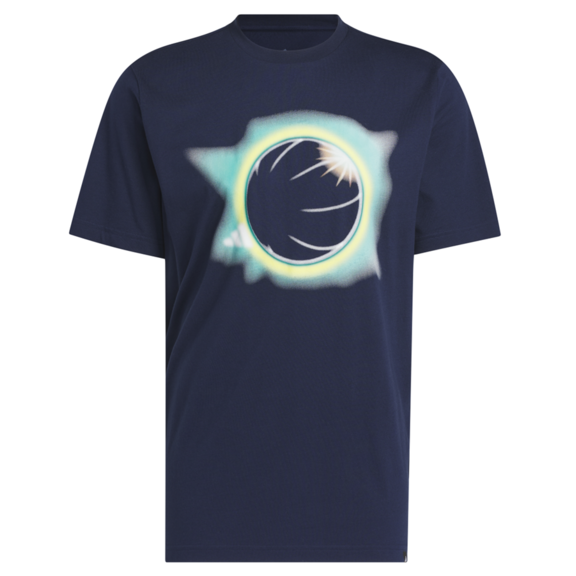 Adidas Basketball Novelty Eclipsed Graphic Tee "Night Indigo"