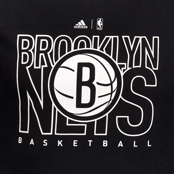 Adidas Camiseta Youth 3 NBA Brooklyn Nets (negro/blanco)