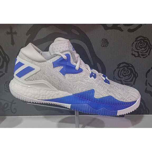 Adidas Crazylight Boost Low 2016 James Harden "Hallmark" (grau/weiß/royal)