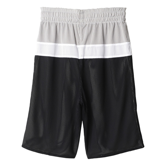 Adidas NBA Short Niño Houston Rockets Winter Hoops Rev (schwarz/weiß/grau)