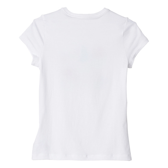 Adidas Originals Flower Trefoil Logo J Tee (Weiß/Multicolor)