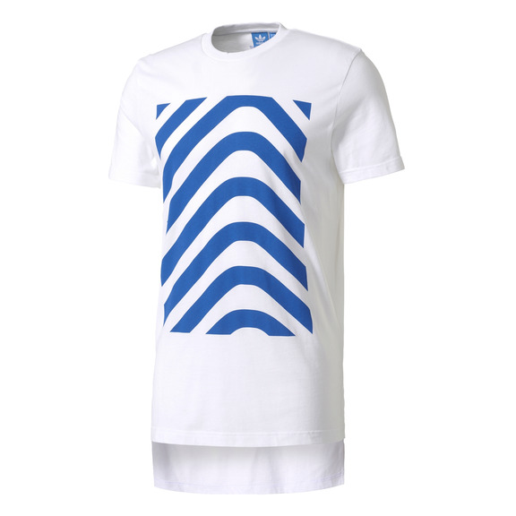 Adidas Originals Heringbone Block Tee (weiß/blau)