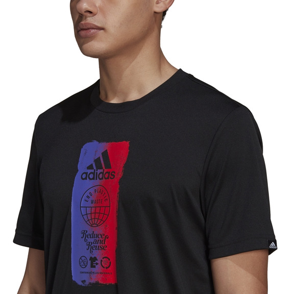 Adidas Primeblue für die Ozeane Icons Graphic Tee