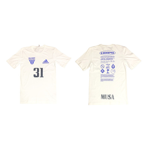 Adidas Real Madrid GFX Tee # 31 MUSA #