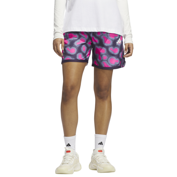 Adidas Short Basket Crazylite Geode Camo AOP "Shock Pink/Silver Violet"