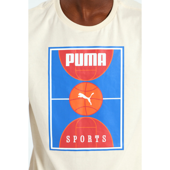 T-Shirt Puma Korb BPPO Jr Alpine Snow