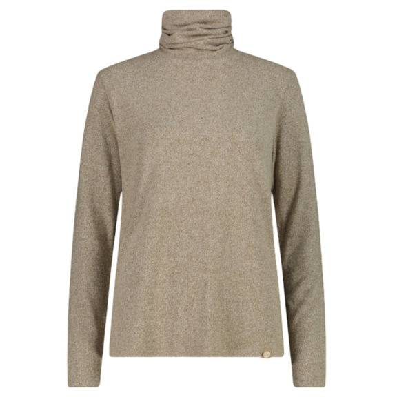 Campagnolo Heathered Turtleneck Sweater "Tabacco"