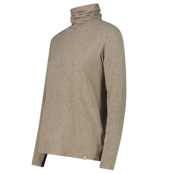Campagnolo Heathered Turtleneck Sweater "Tabacco"