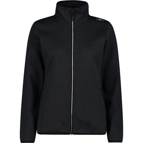 Campagnolo Damen Strick-Tech Jacke Jacquard "Antracite"