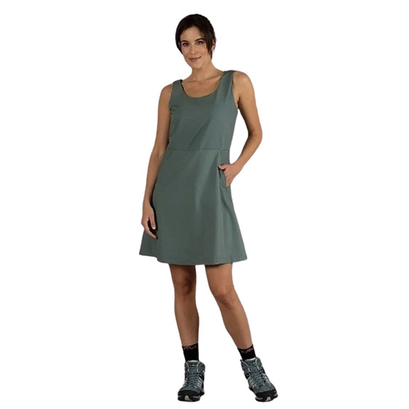 Campagnolo Damen Stretch Stoff Skater Kleid "Salvia"
