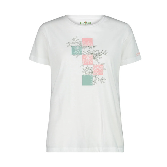Campagnolo Damen T-Shirt aus Bio-Baumwolle "White-Rose"