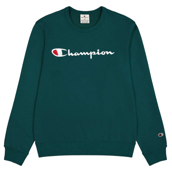 Champion bestickt Big Logo Crewneck Sweatshirt "Forest Green"