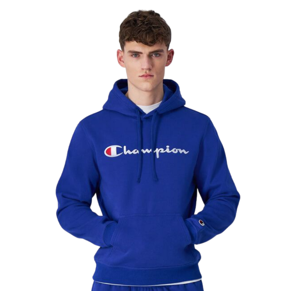 Champion bestickt Big Logo Fleece Hoodie "Blau"