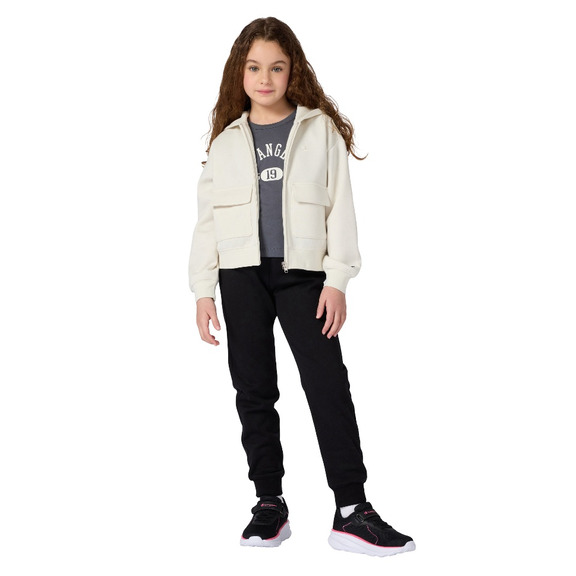 Champion Girls Rib Cuff Fleece Joggers Icons "Black"