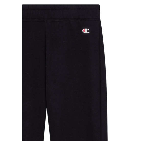 Champion Girls Rib Cuff Fleece Joggers Icons "Black"