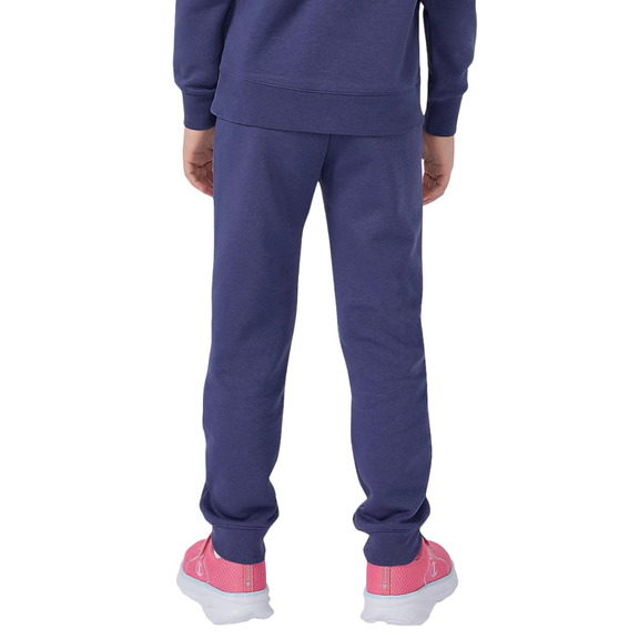 Champion Girls Rib Cuff Fleece Joggers Icons "Denim Blue"