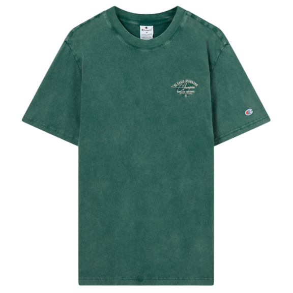 Champion Icon Men’s Washed Crewneck T-Shirt "Forest Green"