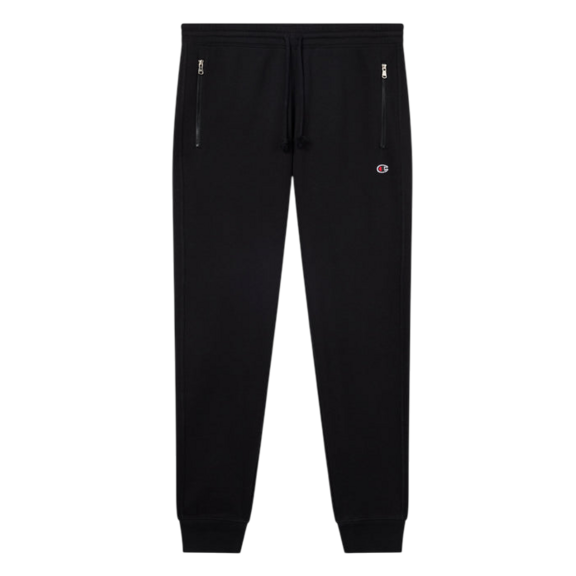 Champion Icon Pocket Zip Rib Cuff Fleece Slim Fit Pants "Schwarz"